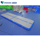 Customized logo yoga exercise mat dwf air track gymnastics inflatable tumble track