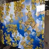 6mm Thick golden Color Decorative Glass Sheet Use In Wall