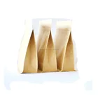 Kraft Paper Bags Flat Bottom Kraft Paper Stand Up 2 Oz Coffee Bags With Zipper