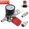 T&E Air Compressor Pressure Regulator 175 PSI Air Gauge Water Trap for Compressor and Air Tools