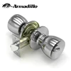 Furniture Hardware Stainless Steel Round knob Cylindrical Ball Door Locks Knob Locks