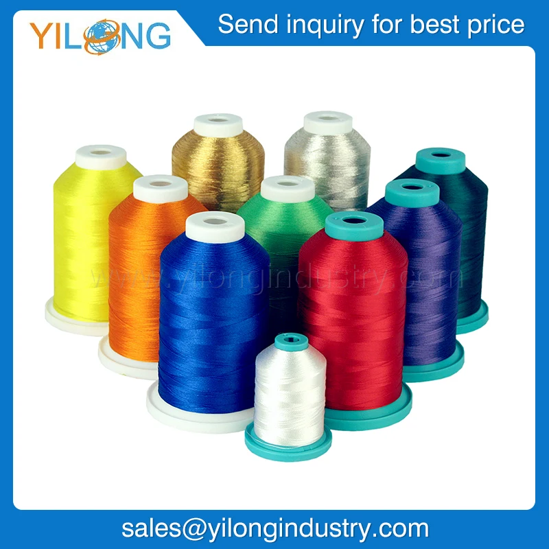 120d/2 Viscose Rayon Reflective Embroidery Thread Viscose Rayon Machine