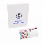Queen Fingers Nail Color Card Display Book