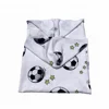 Wholesale fashion soccer pattern baby towel hooded