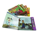 Hot Selling Kids Colorful Educational Story Sound Books with 6 Buttons Music Design for Education Baby