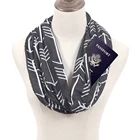 Custom cotton infinity scarf with pocket women neckerchief