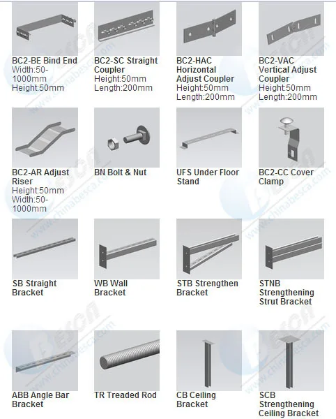 Hdg Cable Tray Galvanized Metal Troughs Flexible Cable Tray