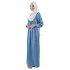 Wholesale muslim maxi dress newest design pleat jubah abaya models dubai