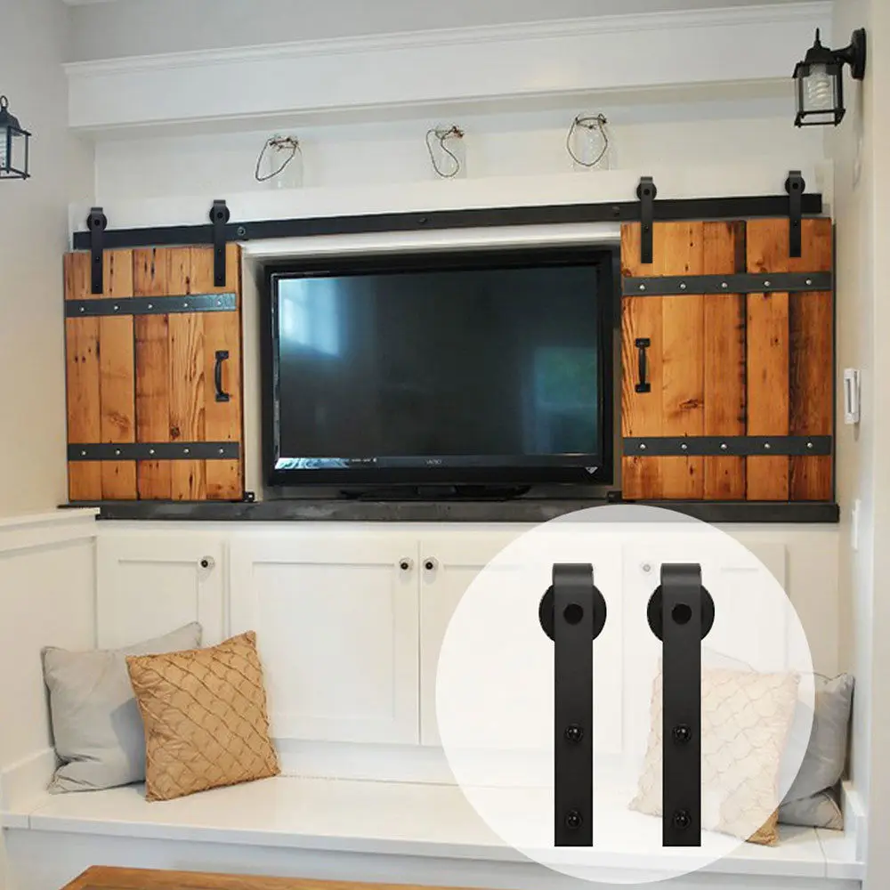 Mini Bent Sliding Barn Door Hardware Closet Cabinet Buy Mini