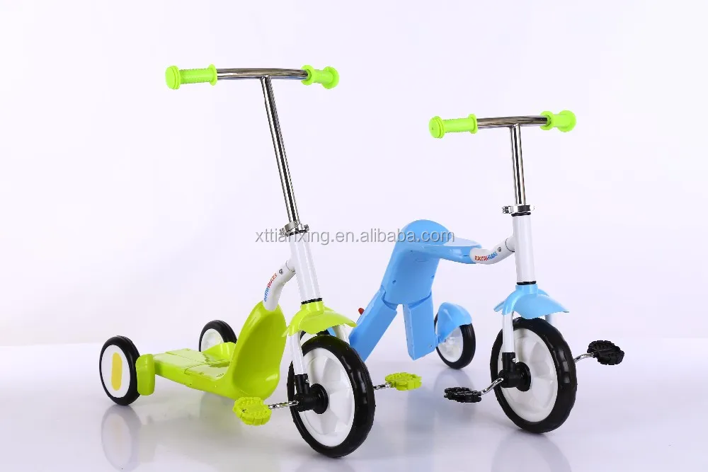 2016新しいモデル安い価格3輪セルフバランシング子供足キックスクーター/3 in1childキッズおもちゃプロ3ホイールミニミルコスクーター仕入れ・メーカー・工場