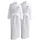 Luxury Wholesale Women and Men Kimono Collar Bath Robes