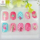 Ladybird 2018 Artificial Fingernails FAKE Nail tips/fashion nail art accessories baby fake nails