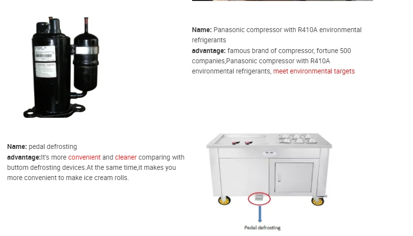 Mobile Fried Ice Cream Machine Rolling Rolls stir fry ice cream roll machine