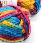 Dyed wool acrylic mohair blended nylon fancy knitting yarn