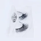 3D&4D Mink fur false eyelashes pack of 2 Pairs Hand-made luxury fashion lashes in premium box natural eyelashes