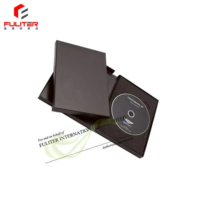 custom luxury unique cd dvd packaging cardboard gift box