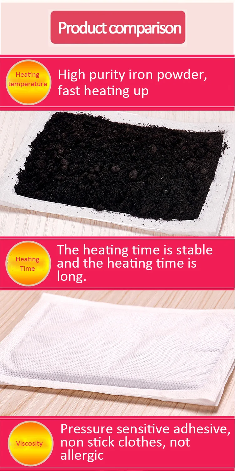 disposable instant magic medical menstrual full body warmer heat patch/heating warm womb hot pad for winter 5
