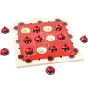 Wooden Matching Game Interactive Children's Puzzle Toys earning Math memory chess