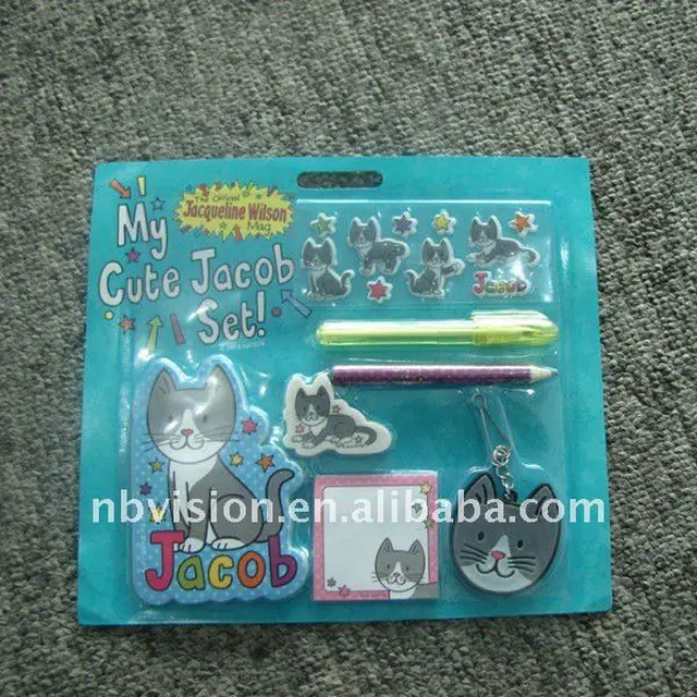 promotional cheap school cute stationery set for kids