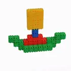 Custom made new designer DIY enlighten toy PE building blocks set
