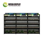 Wooden wall cabinet display Wood Finished Fashionable Style China Wine Rack