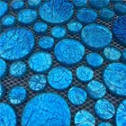 Glass Mosaic Glass Mosaic Decorative Waterproof Bathroom Wall Random Round Panels