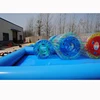 Kids blow up swimming pool with slide, intex swim center family inflatable pool for sale