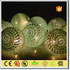 Decorative led cotton ball with fairy string lights for Party decoration/wedding decoration