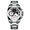 BIDEN 0083 Top Luxury Men's Watch Business Date Clock Quartz Citizen Movement Stainless Steel Sports Chronograph Men Wrist Watch