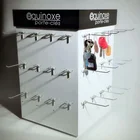 custom sneaker keychain display rack portable acrylic keychain display rack