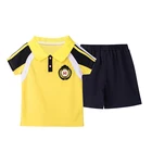 Factory New Design Cute Organic Cotton 2019 Summer Children's Clothes Girls Set
