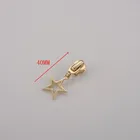 Fashion Zipper Puller Customized Color Metal Zipper Head