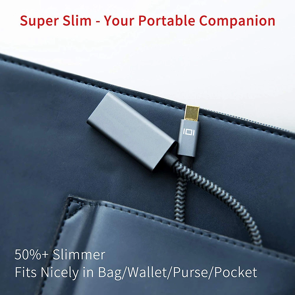 Mini Display Port to HDMI Converter Video Cable Male to Female 3D Audio Thunderbolt Mini DP to HDMI Adapter for iMac - ANKUX.COM