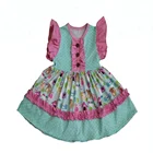 persnickety school baby dress wholesale sweet child's soft cotton mini skirt kids colorful dress