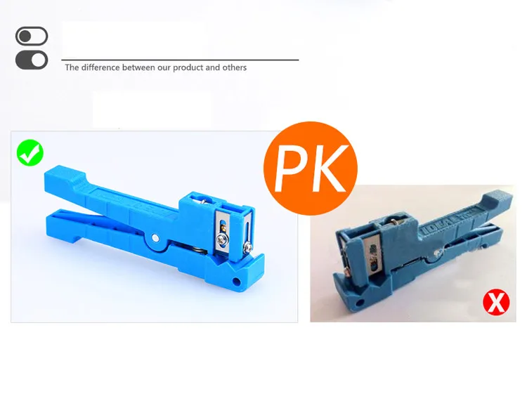 Ftth Ideal Horizontal Fiber Optic Cable Sheath Jacket Cutter