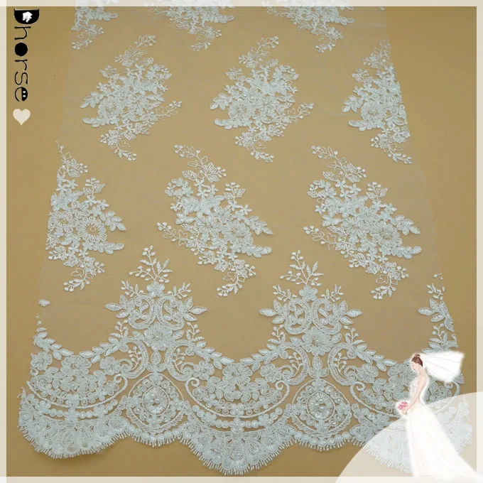 ivory wedding lace fabric