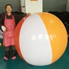 100 CM Diameter rainbow beach ball phthalate free inflatable ball wasserball Custom logo