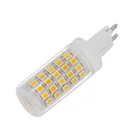 CE RoHs ハイパワー 40 ワット G9 Led 電球ハイパワー SMD2835 プラスチック電球 9 ワット 6 ワット 500lm g9 led 電球 110 ボルト