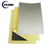 reflective single aluminum foil xpe foam backed self-adhesive thermal insulation sheet