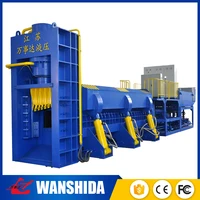 Automatic Hydraulic Horizontal Waste Discarded Whole