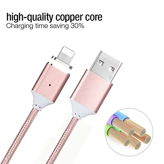 Hot selling Factory Price 1m Magnetic Micro Usb Data Cable for iphone for Android Plus Magnetic USB Cable - ANKUX.COM