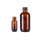 Glass Bottle Glassglassglassglass Bottle Glass 15ml 30ml 60ml 120ml 250ml 500ml 1000ml Amber Boston Round Glass Bottle