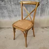 Manufacturer Outdoor Wooden Cross X Back Garden Dining Chair