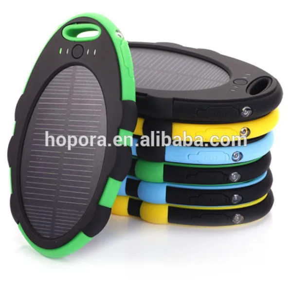 5000mAh Mini Solar Power Bank Dual USB External Battery Pack Charger For Mobile Phone - ANKUX.COM