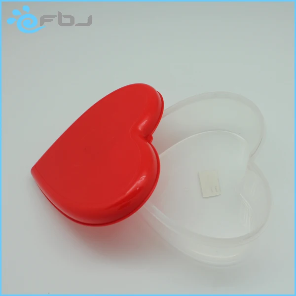 BPA-free Food Plastic Heart Shape Container