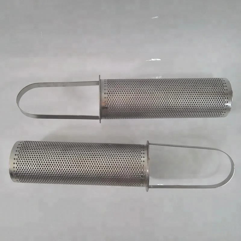 Stainless Steel Cylinder Filter Screen Filter Basket for Food and Liquid Filtration