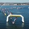 Air sealed floating inflatable race arch for sport events