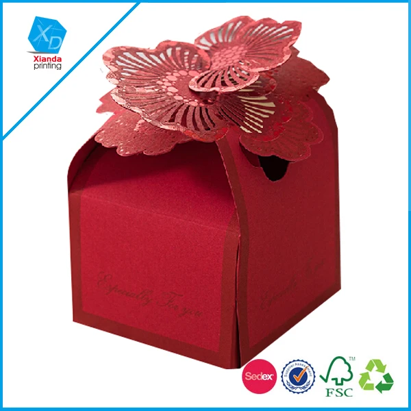sweet style card paper wedding decoration small candy gift box