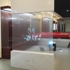 Front Adhesive Transparent Rear Projection Screen Film For Glass