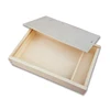 Accept custom order 5*7 4*6 pine wood treasure box photo organizer and memory box wooden album box